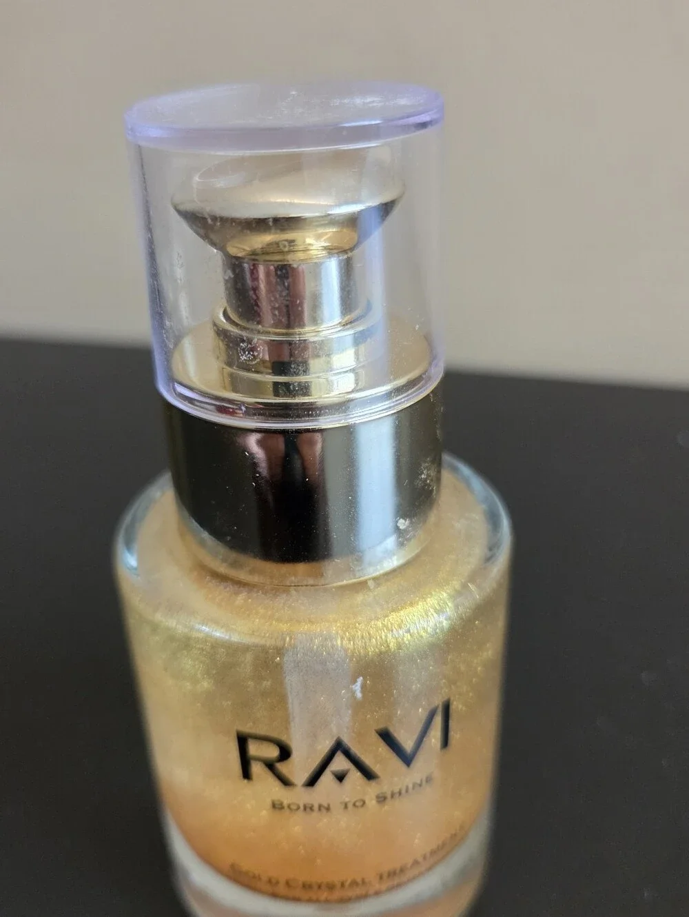 RAVI BORN TO SHINE GOLD CRYSTAL TREATMENT HAIR SERUM 50ML / 1.69 FL OZ NEW